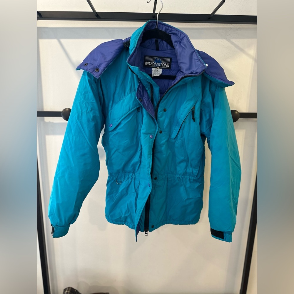 Vintage moonstone turquoise jacket